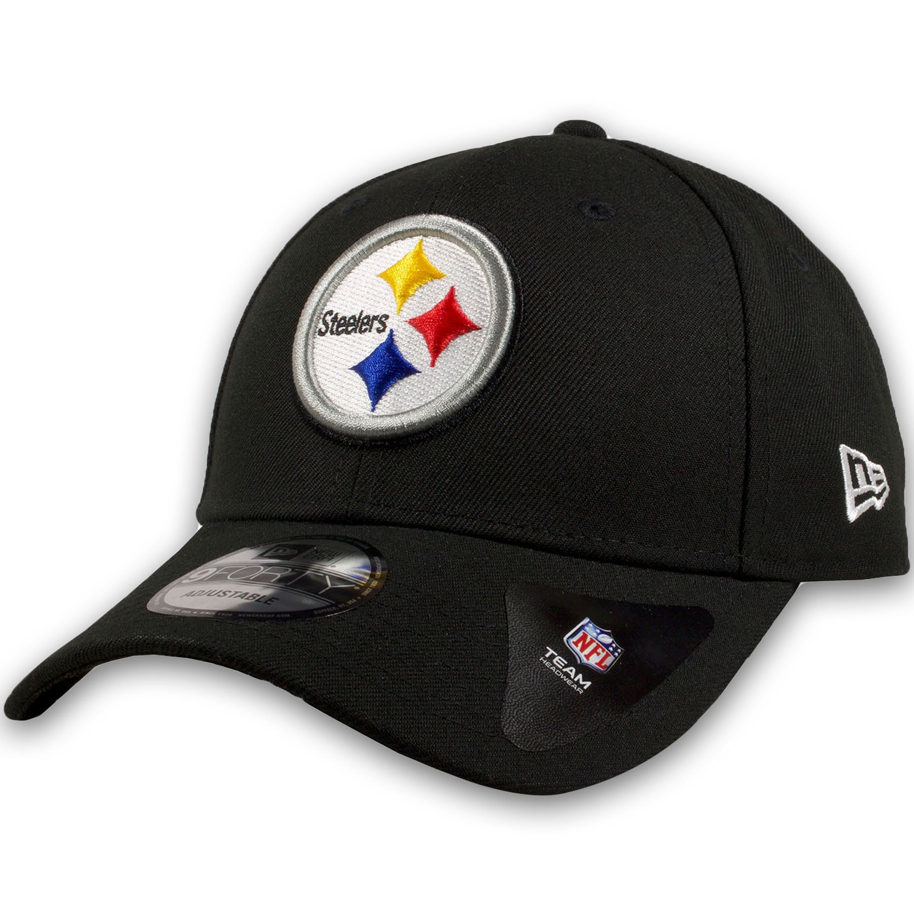 Pittsburgh Steelers Classic Team Logo Adjustable 9Forty New Era Dad Hat