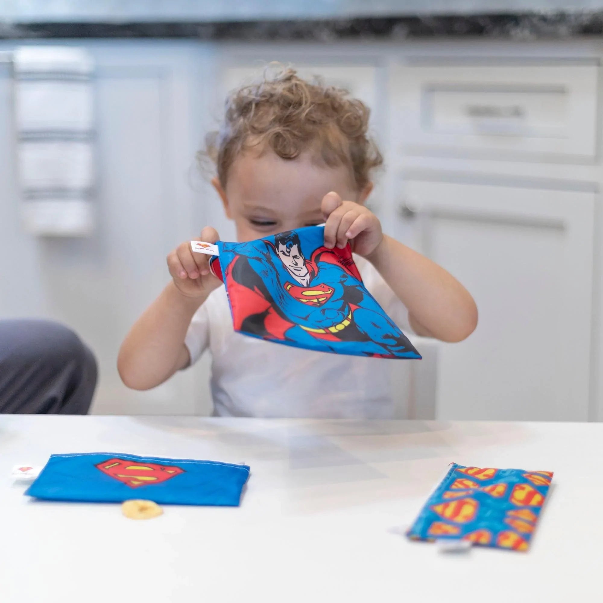 Reusable Snack Bag, 3-Pack: Superman