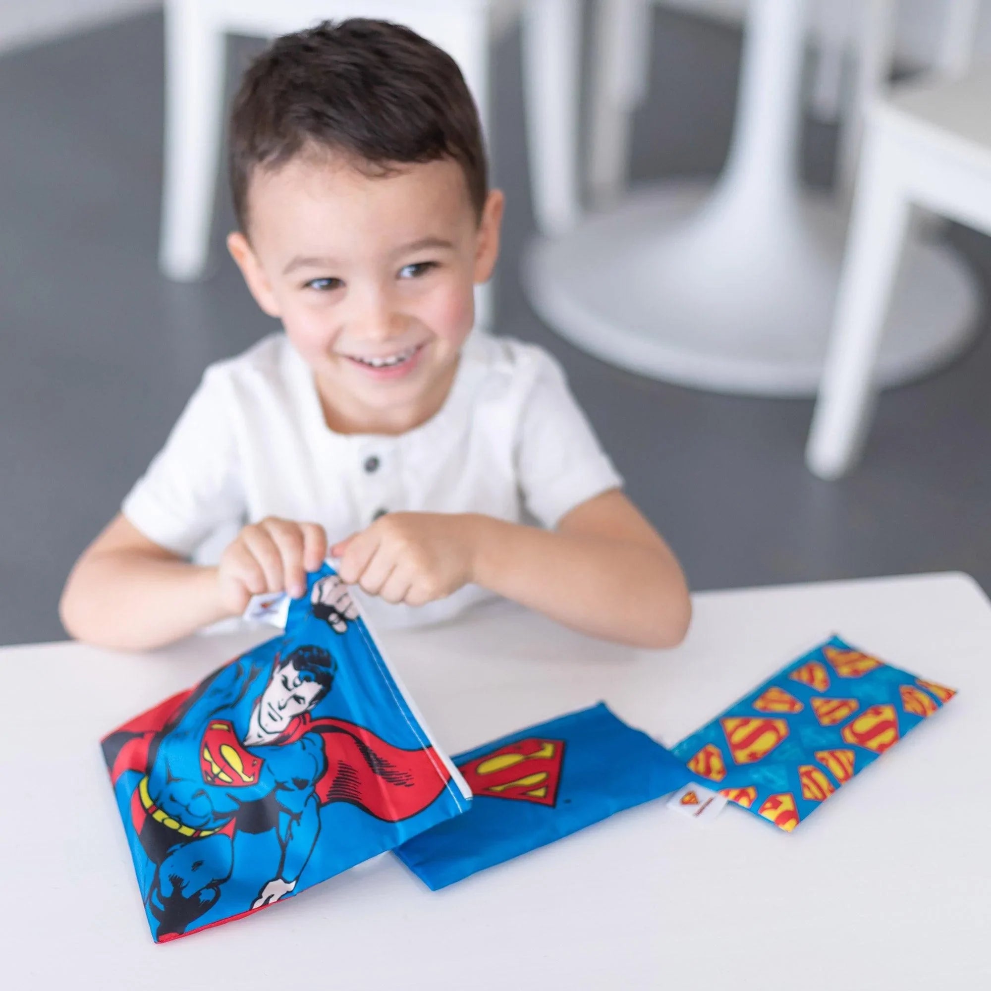 Reusable Snack Bag, 3-Pack: Superman