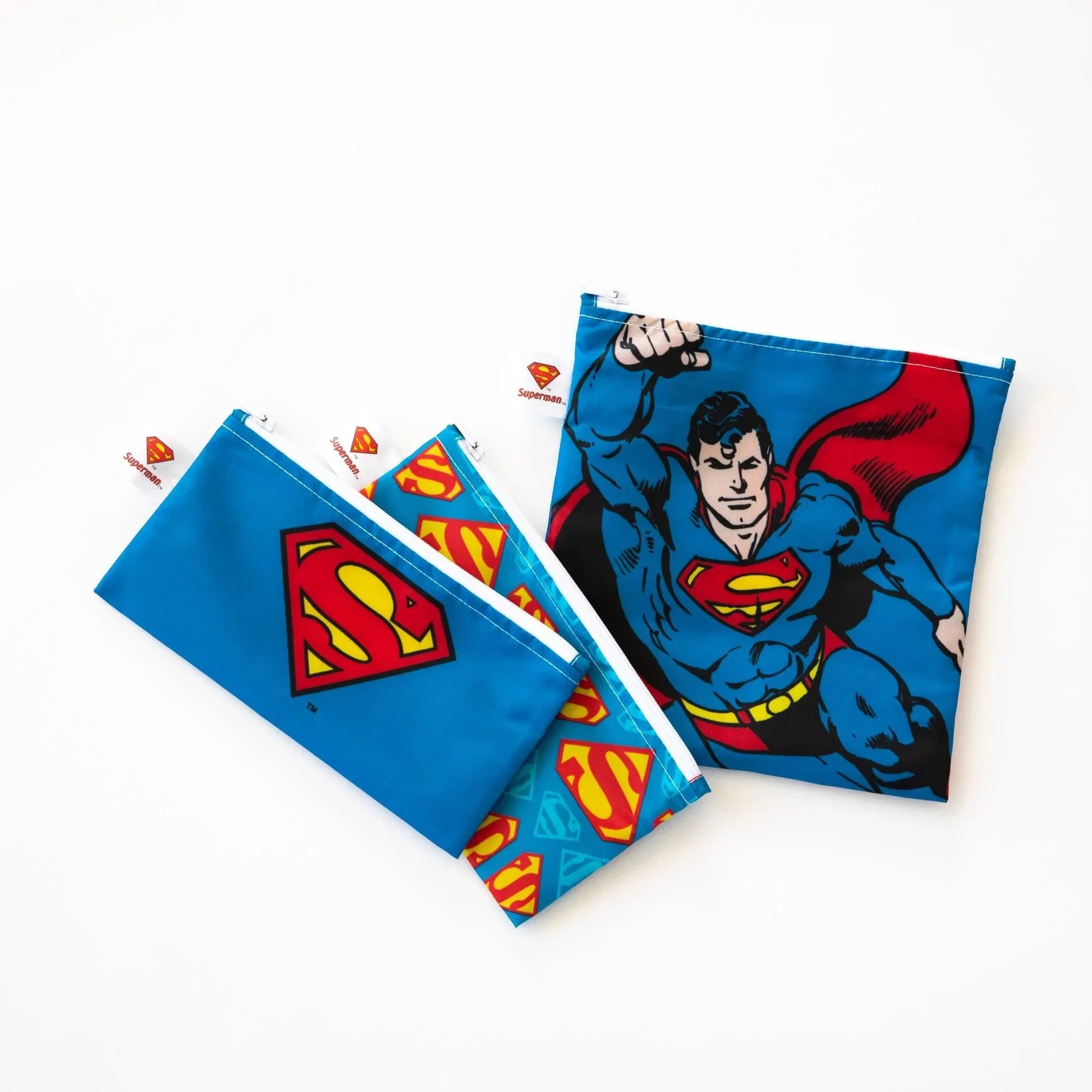 Reusable Snack Bag, 3-Pack: Superman