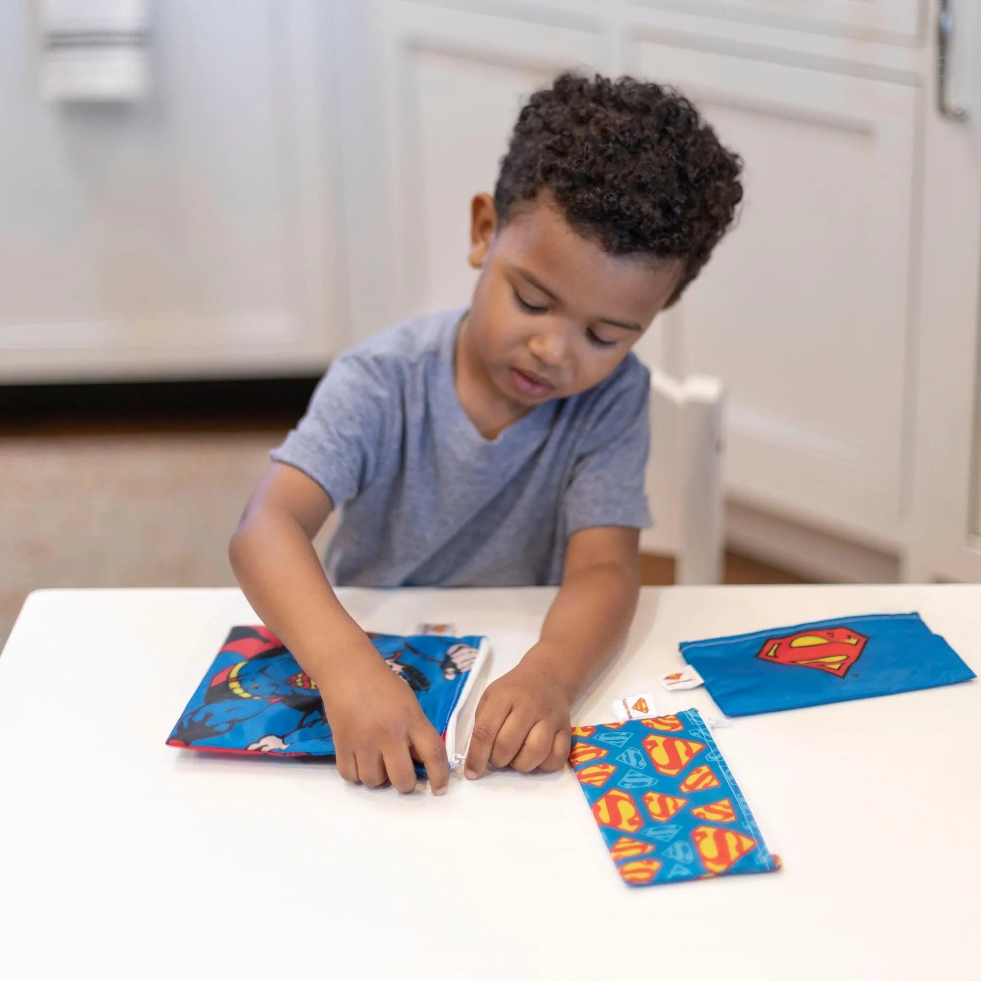 Reusable Snack Bag, 3-Pack: Superman