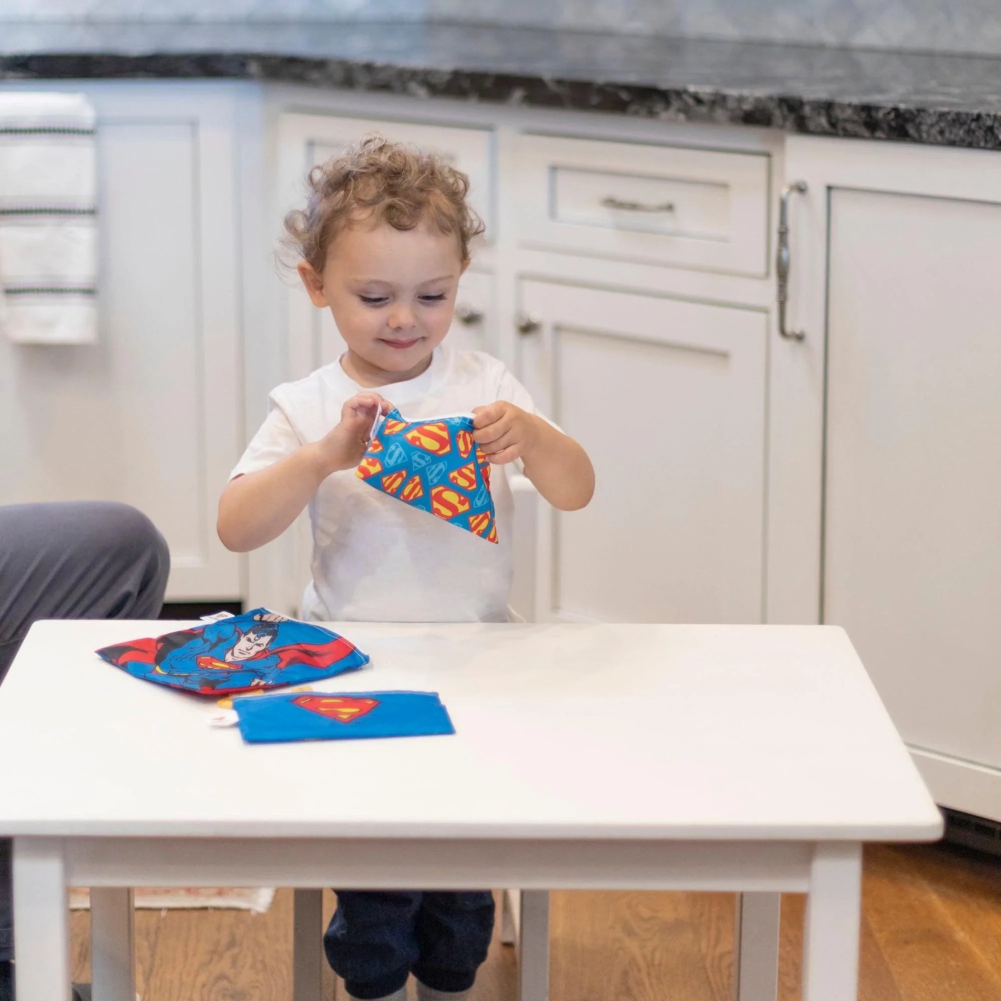 Reusable Snack Bag, 3-Pack: Superman