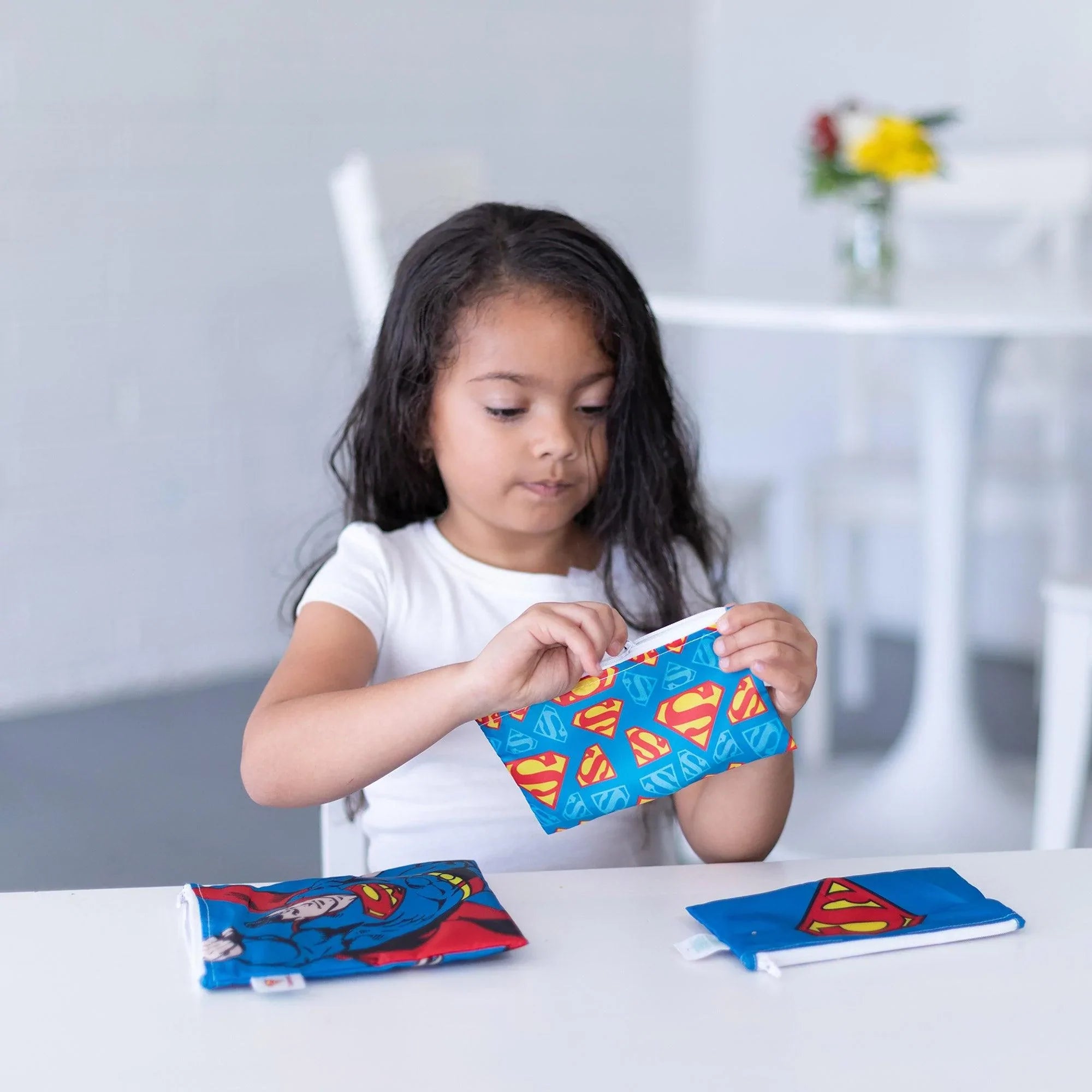 Reusable Snack Bag, 3-Pack: Superman