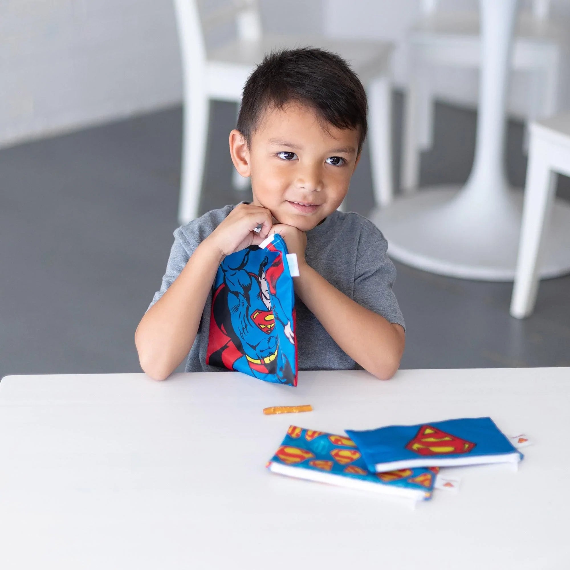 Reusable Snack Bag, 3-Pack: Superman