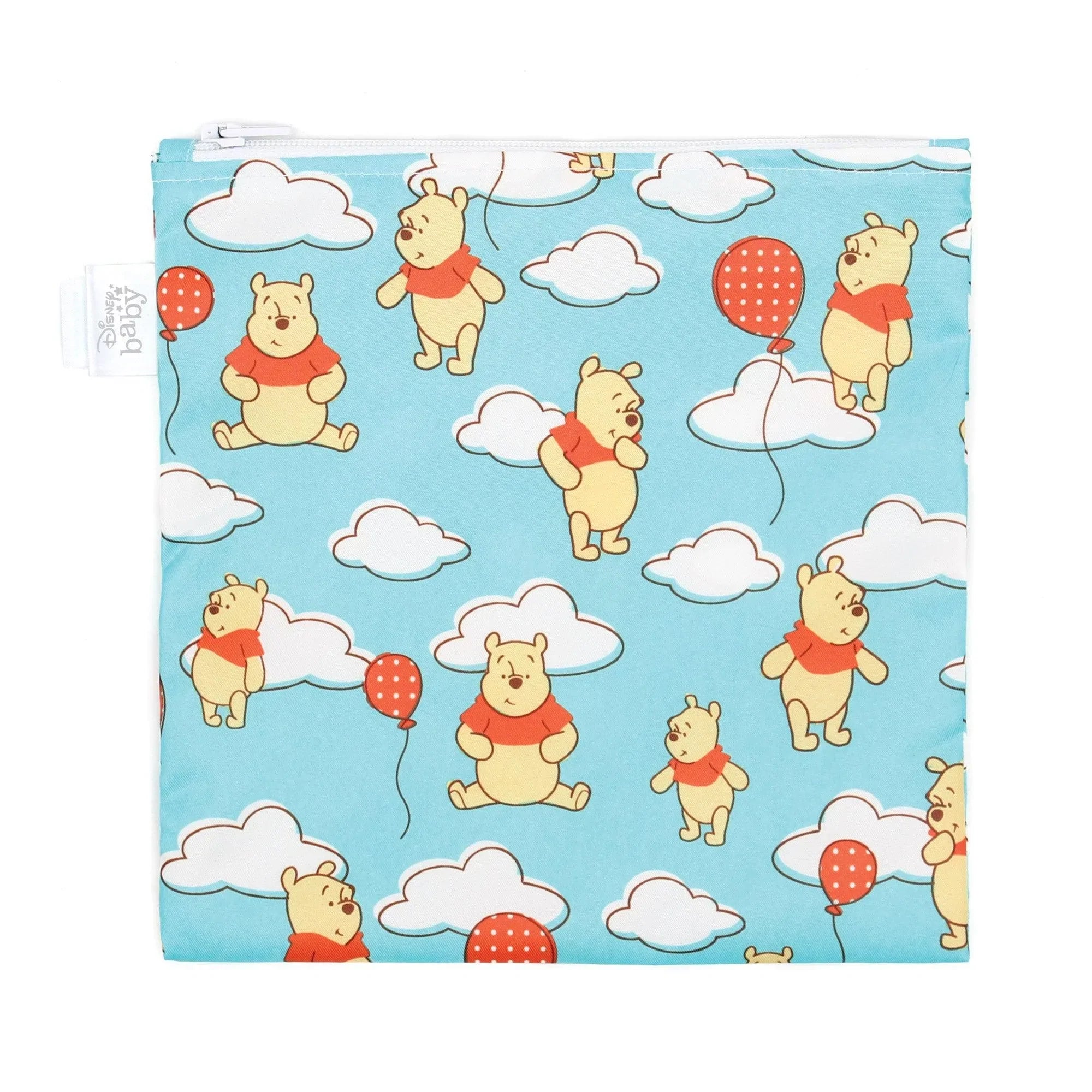 Reusable Snack Bag, Large: Winnie the Pooh Balloons