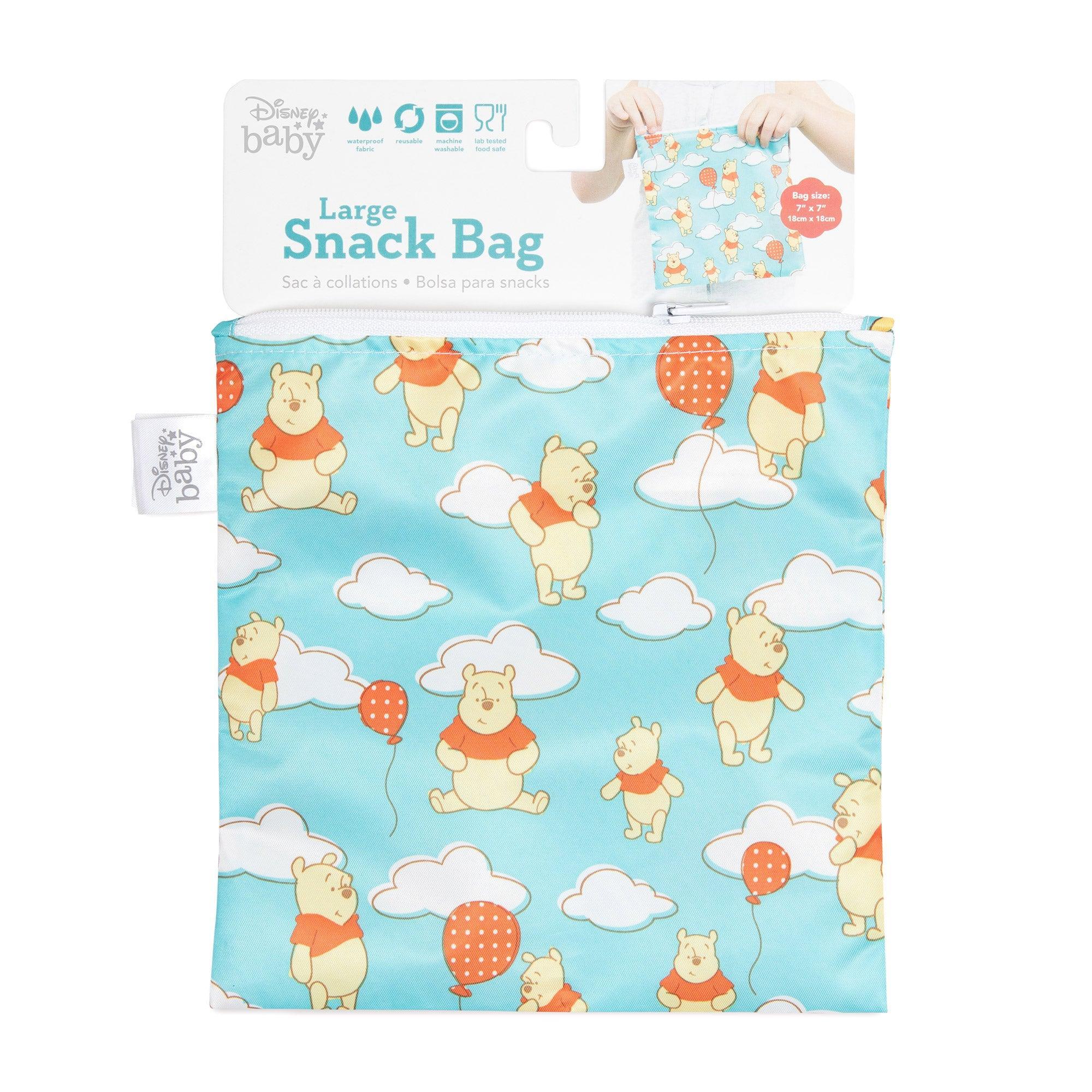 Reusable Snack Bag, Large: Winnie the Pooh Balloons