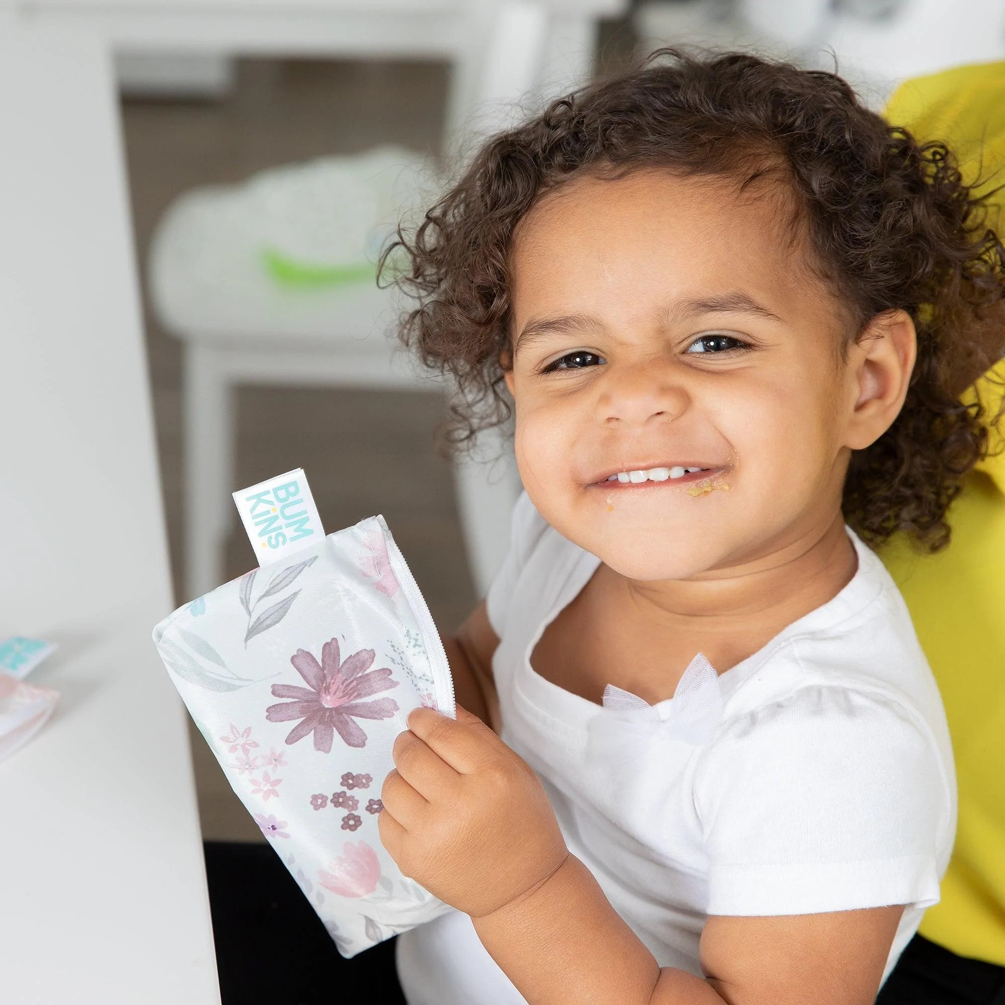 Reusable Snack Bag, Small 2-Pack: Floral & Lace