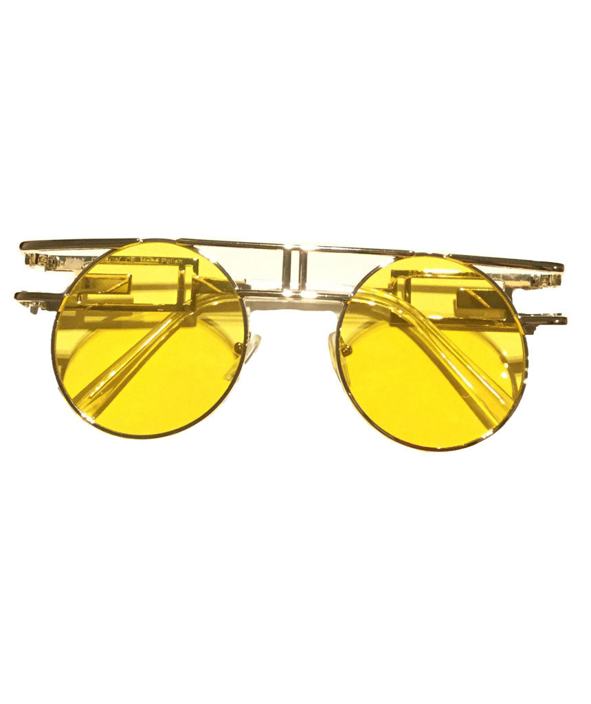 Round Retro Frame Sunglasses