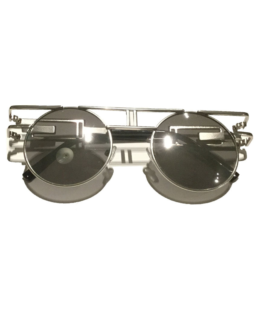 Round Retro Frame Sunglasses