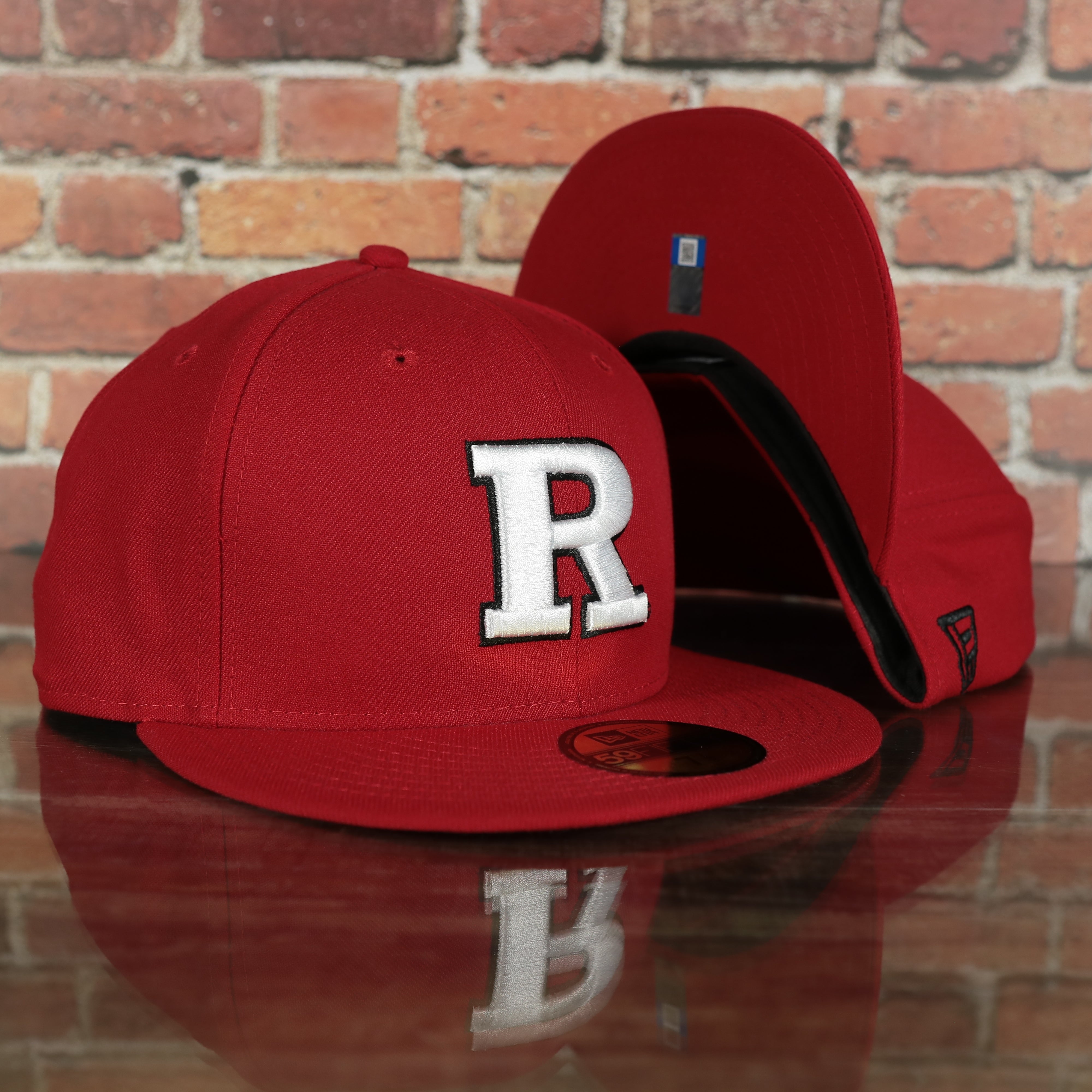 Rutgers Scarlet Knights Red Underbrim 59Fifty Fitted Cap | Red Fitted Cap