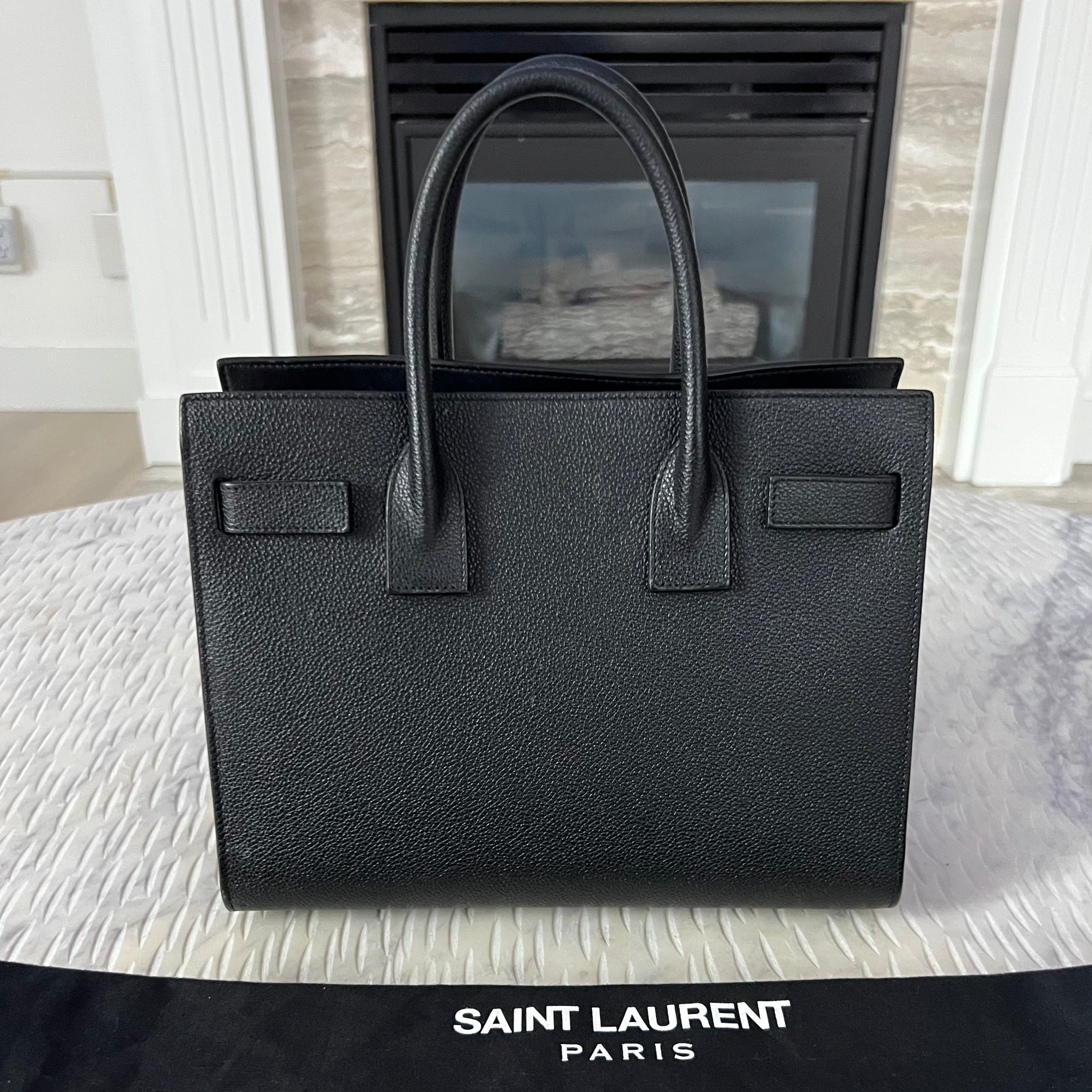 Saint Laurent Sac De Jour Baby in Grained Leather