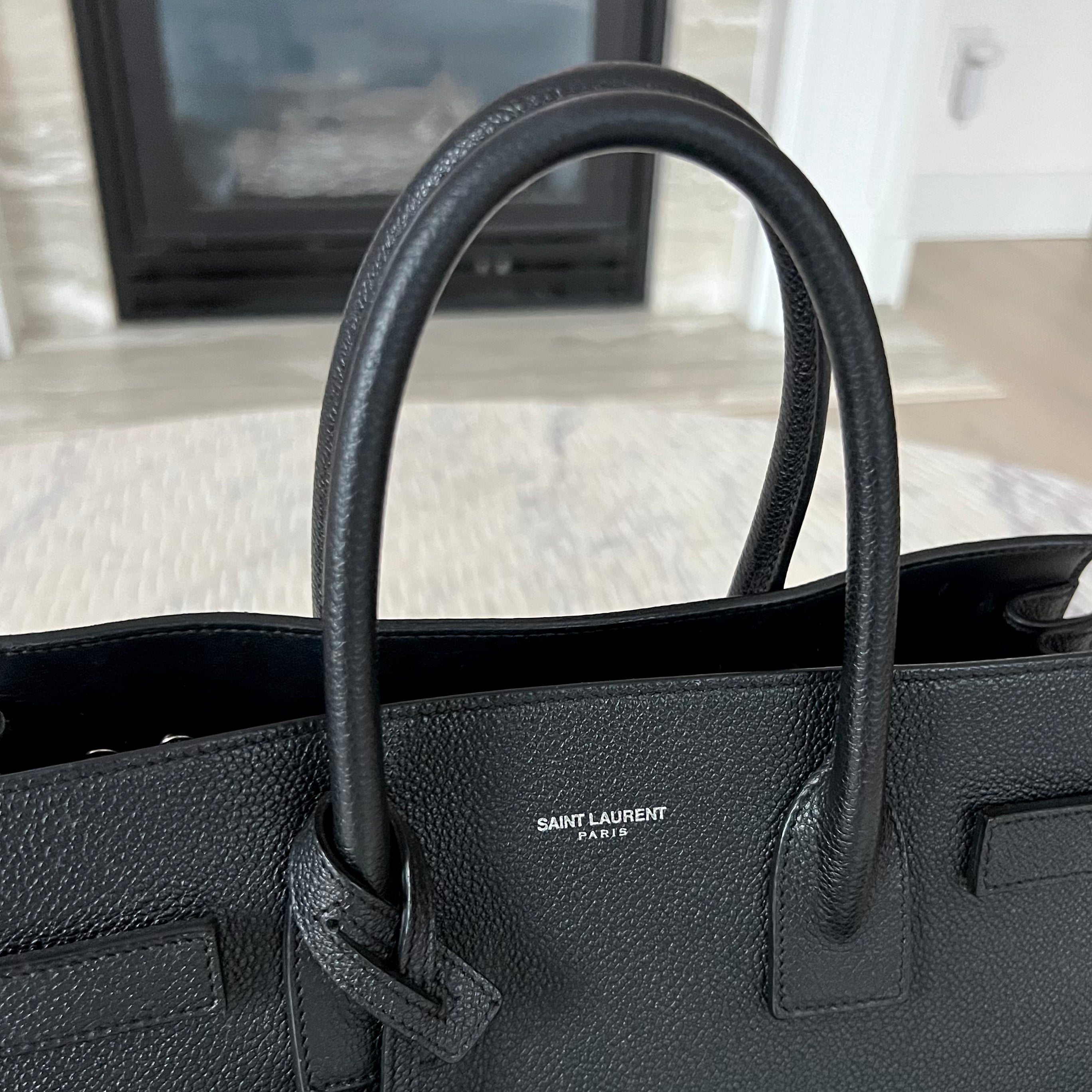 Saint Laurent Sac De Jour Baby in Grained Leather