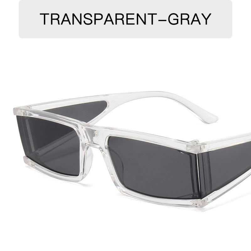 Square Punk Sunglasses Retro Mirror Vintage Sunglasses