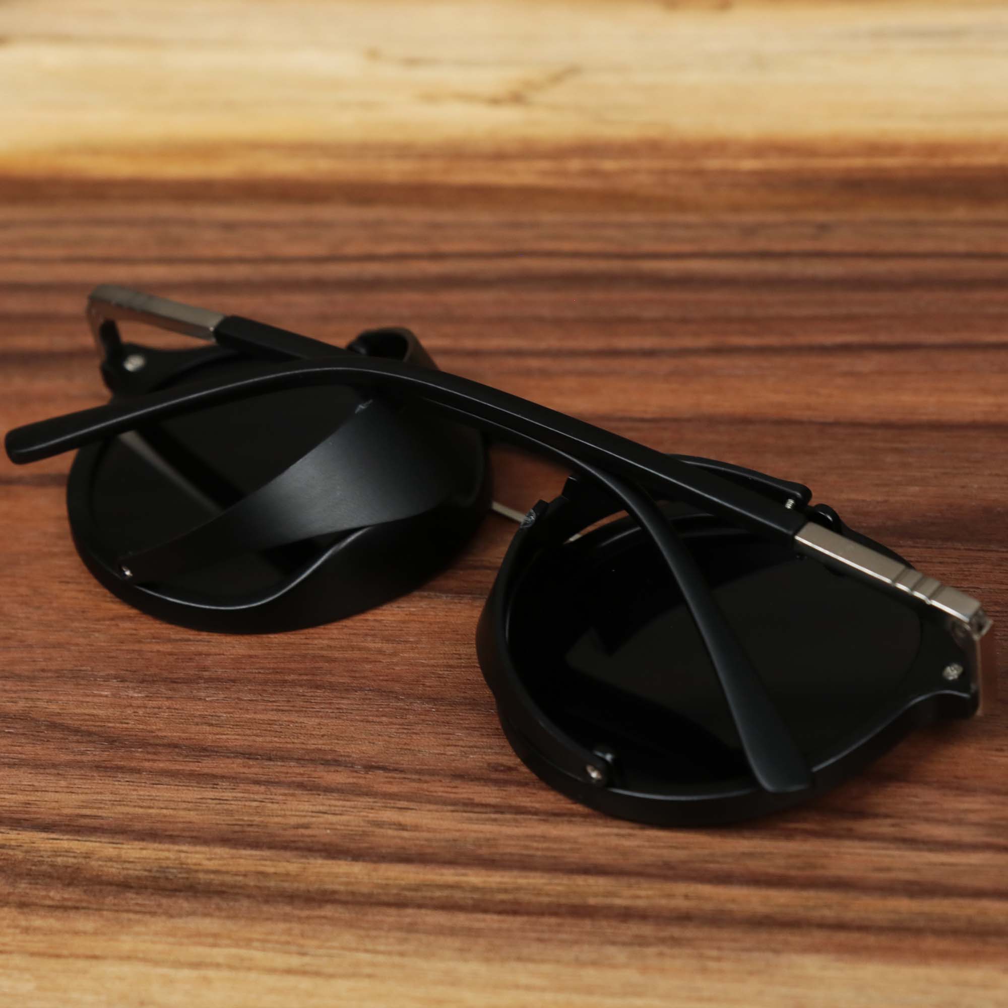 Steampunk Frames Black Lens Sunglasses with Black Frame