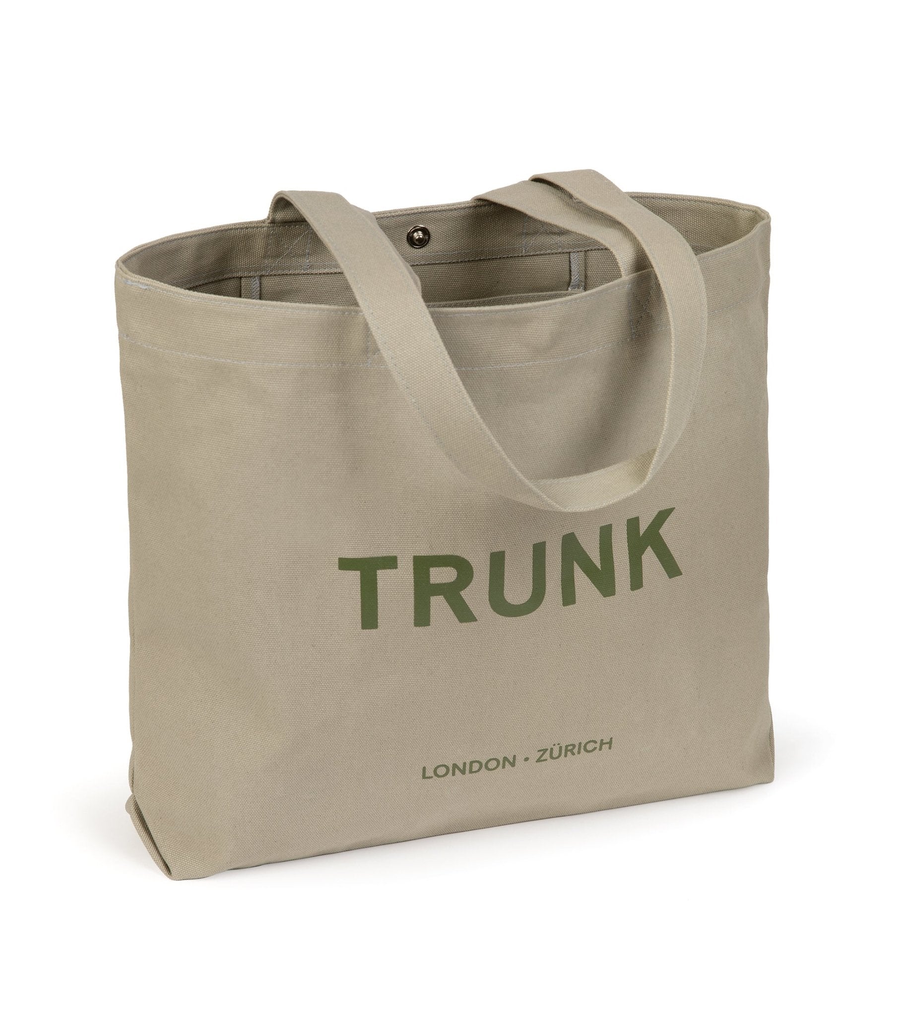 Trunk Cotton Canvas Shopper: Grey