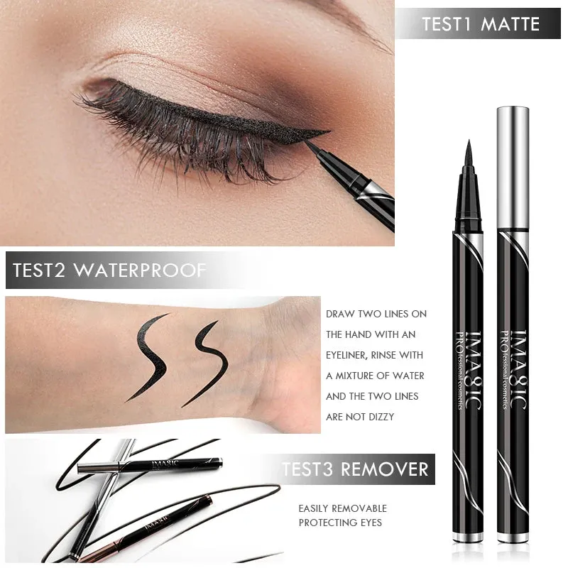 Waterproof Eyeliner Shine Matte Black Long Lasting