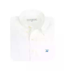 Youth Islander Button Down - White