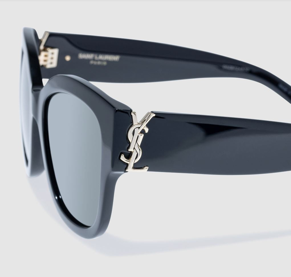 YSL SLM95F Sunglasses, Black (G)